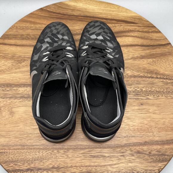 Nike Free TR Fit 5.0 Shoes Womens Size 7 Black Silver Running Training Walking - Picture 5 of 8